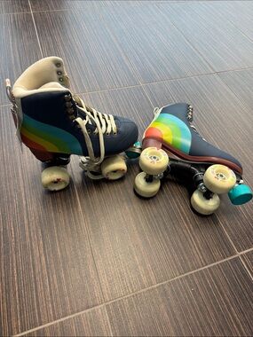 Chaya Melrose Elite Love is Love Roller Skates Rainbow